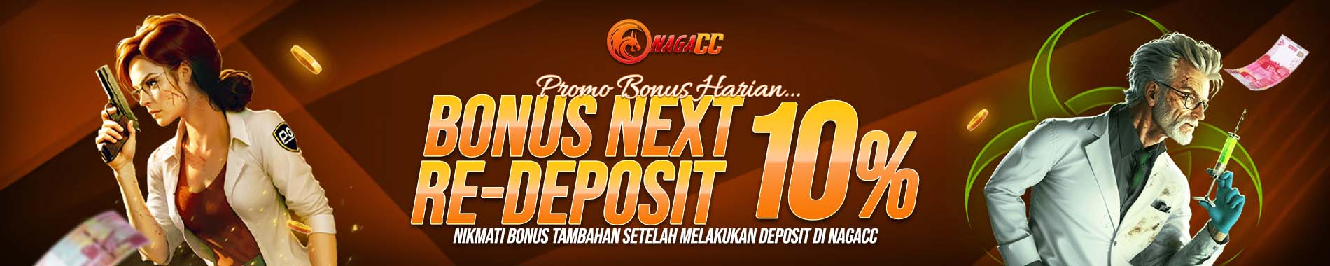 Bonus Setiap Hari Next Deposit 10%